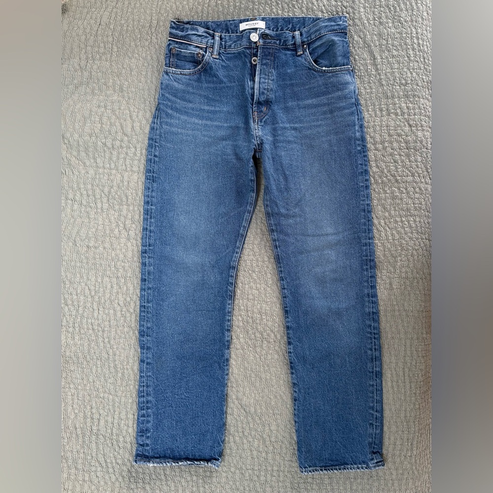 Moussy Women’s Straight Blue Jeans